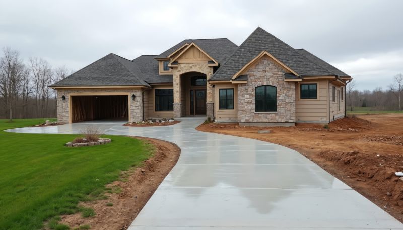 Concrete Driveway Pouring