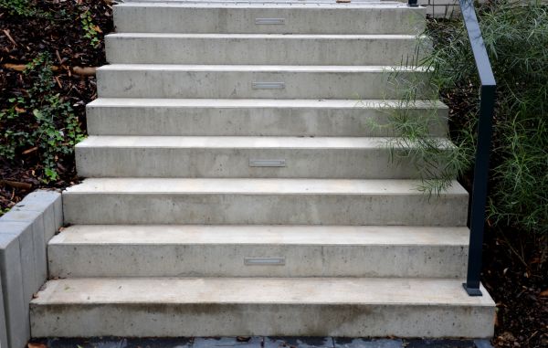 Poured Step Installation in Castle Rock