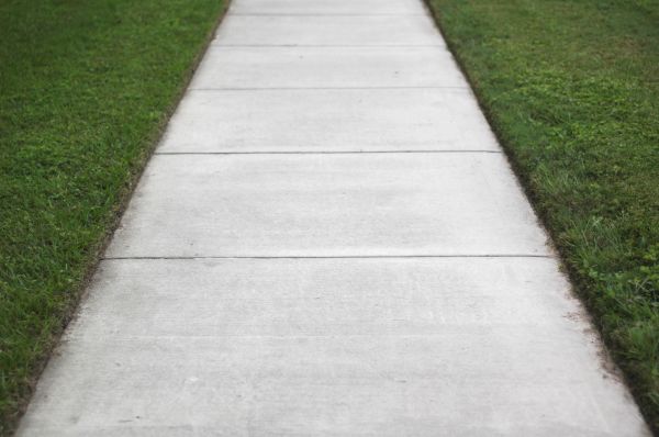 Concrete Path Installation in Castle Rock