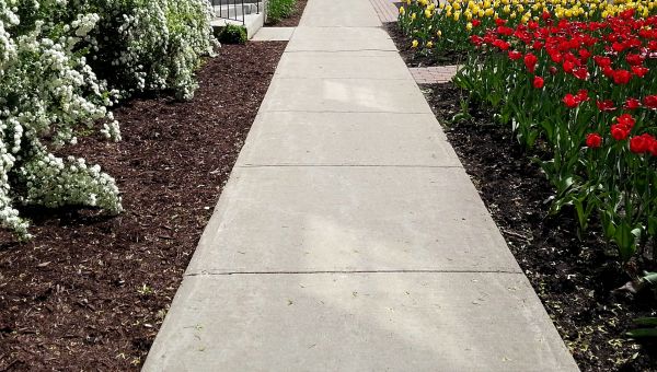 Cement Sidewalk Installation in Castle Rock