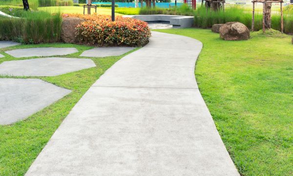 Sidewalk Addition in Castle Rock