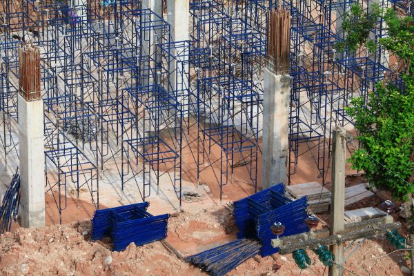 Concrete Pier Construction in Castle Rock
