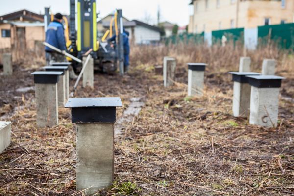 Concrete Piling Installation in Castle Rock