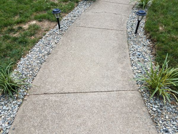 Cement Path Construction in Castle Rock