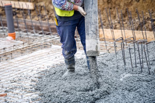 Cabin Foundation Pouring in Castle Rock